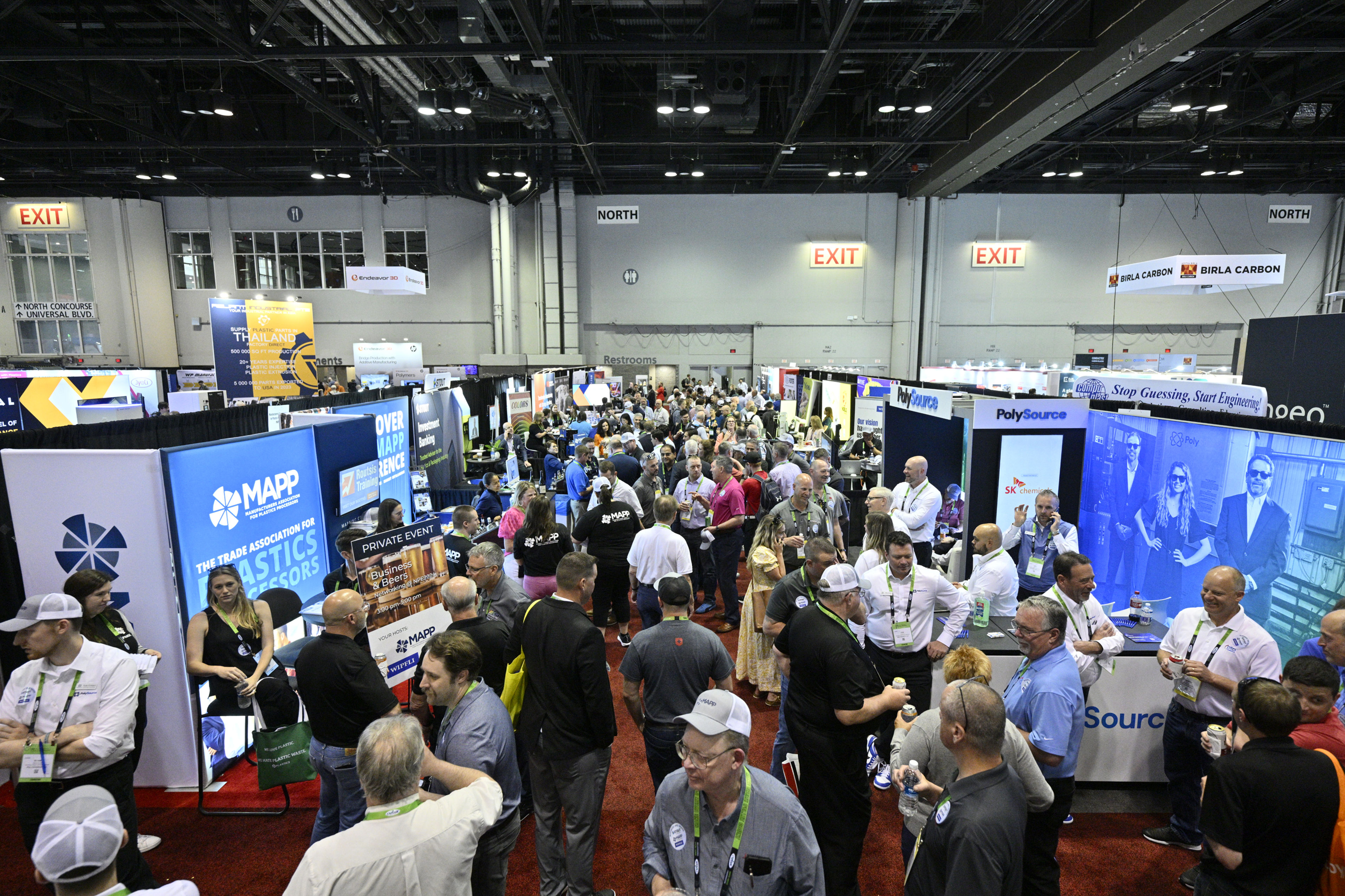 Show floor tour